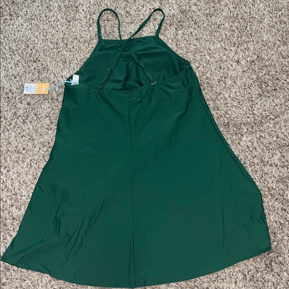 Kona Sola Bathing suit swimsuit Dress One Piece Large Green New with tags - Picture 3 of 9